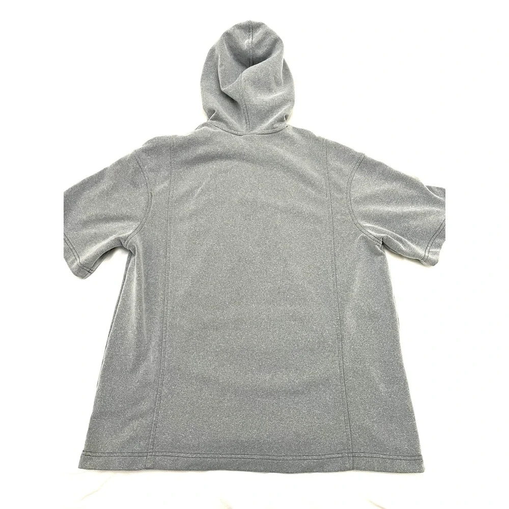 Air Jordan Short Sleeve Hoodie Mens Large Gray Dri-FIT Jumpman 931838-091